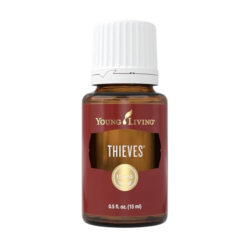 Young Living Thieves Essential Oil Blend 15ml | Natural Aromatherapy Oil for Diffuser & Topical Use with Clove