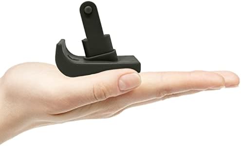 'Click & Go' Ski Glides for Stander EZ Fold-N-Go Travel Walker and Able Life Space Saver Walker (Gray)