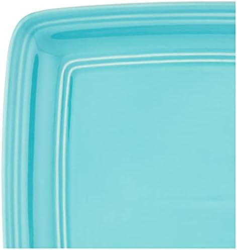 American Atelier Madelyn Square Dinnerware Set, 16-Piece, Turquoise Green