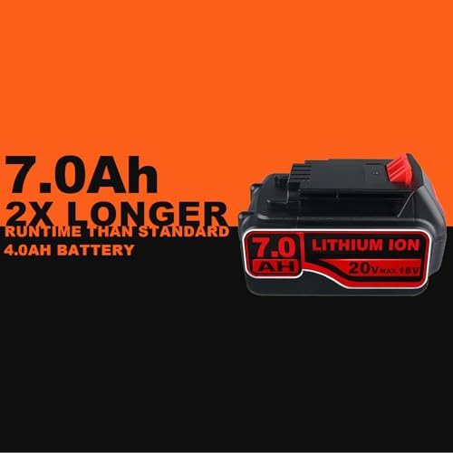 VANTTECH 2Packs 3.8Ah LBXR20 Replacement for Black and Decker 20v Battery