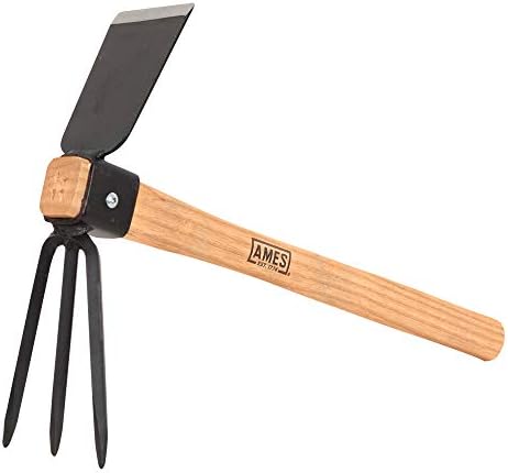 Ames The Companies, INC 1994800 Hoe/Cultivator Combo with Wood Handle