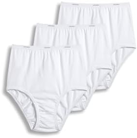 Jockey Women's Underwear 100% Cotton Classic Brief - 3 Pack