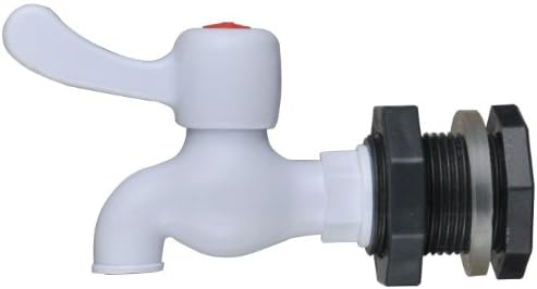 RBS100 Plastic Rain Barrel Spigot Kit(with Bulkhead Fitting)