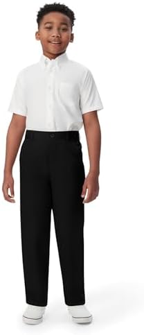 French Toast Boys Pull-On Relaxed Fit School Uniform Pant (Standard & Husky)