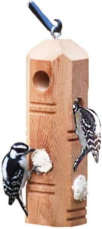 Wildlife Sciences Suet Plugs 48 Pack, Case of 12 Individually Wrapped 12 oz 4 Packs (Peanut Blend)