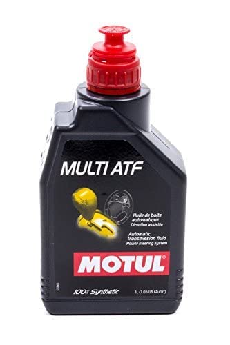 Motul Multi ATF 100% Synthetic Automatic Transmission Fluid – Multi-Vehicle ATF for Dexron III, Mercon & Import Applications, Smooth Shifting & Wear Protection, 1 Liter