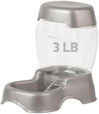 Petmate Pet Cafe Feeder Dog and Cat Feeder Pearl Tan, 12 lb, Made in USA