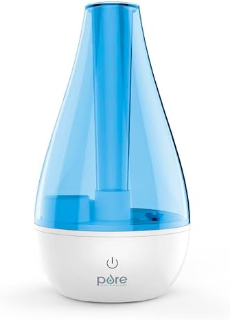 Pure Enrichment MistAire Ultrasonic Cool Mist Humidifier - Quiet Air Humidifier for Bedroom, Nursery, Office, & Indoor Plants - Lasts Up To 25 Hours