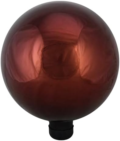 Northlight HB16068 Berry Shiny Outdoor Patio Garden Gazing Ball, 10", Red