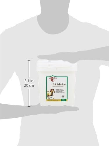 Vita Flex Pro E & Selenium Supplement for Horses, 64-Day Supply | Vitamin E & Selenium Powder, Balanced Antioxidants, Equine Vitamin E Supplement