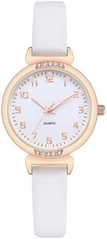NUOVO Women's Silicone Sports Watch - Crystal Accented Leather Strap Analog Display