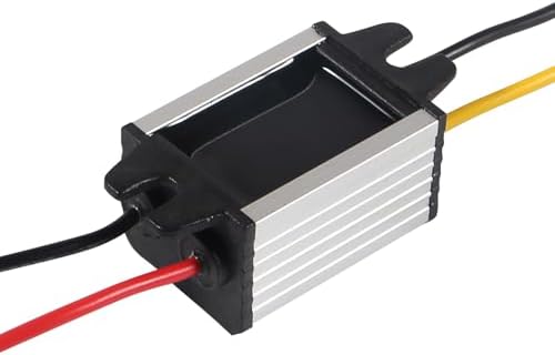 2PCS 12V to 6V Car Power Voltage Converter DC 9V-22V 12V to DC 6V Buck Voltage 3A 18W Waterproof High Efficiency Step Down Volt Module Power Supply