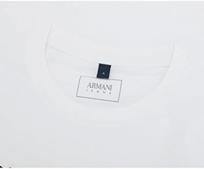 Emporio Armani Mens Regular Fit Jersey Barcode T-Shirt