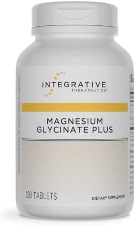 Integrative Therapeutics Magnesium Glycinate Plus - Cardiovascular Support Supplement* - Supports Brain & Muscular Function* - 120 Count (60 Servings)