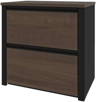BESTAR Connexion Lateral File Drawer (Ready-to-Assemble), 30", Slate/Sandstone | Ready-to-Assemble; Adjustable leg levelers; ball-bearing drawer slides; Particle board construction