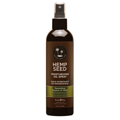 Hemp Seed Moisturizing Oil Spray - 8 oz - Smooth, Moisturize & Protect Skin - With Vitamin E + Hemp Seed, Coconut & Avocado Oils - Vegan, Cruelty Free