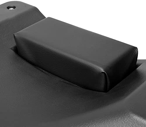 BIG RED 36" Rolling Garage Creeper, Shop Creeper Blow Molded Plastic Mechanic Cart with Padded Headrest with 4 Casters,350 LBS, Black,TR6240-P Torin