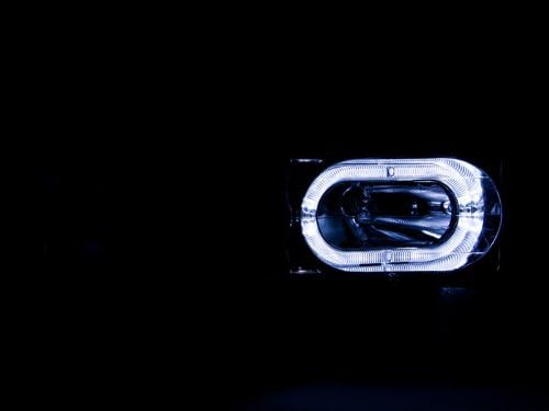 Anzo USA 111005 Chevrolet Crystal with Halo Carbon Headlight Assembly - (Sold in Pairs)