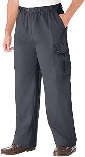 KingSize Knockarounds Full-Elastic Waist Cargo Pants