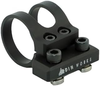 1 inch Aluminum flashlight mount Fits Modular Locking Rail Systems