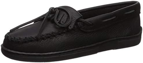 Minnetonka Women's Moosehide Fringed Kilty Moccasin