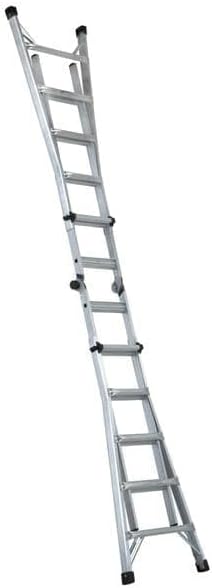 Louisville Ladder 13-Foot Aluminium Multipurpose Ladder, 300-Pound Load Capacity, Type IA, L-2098-13