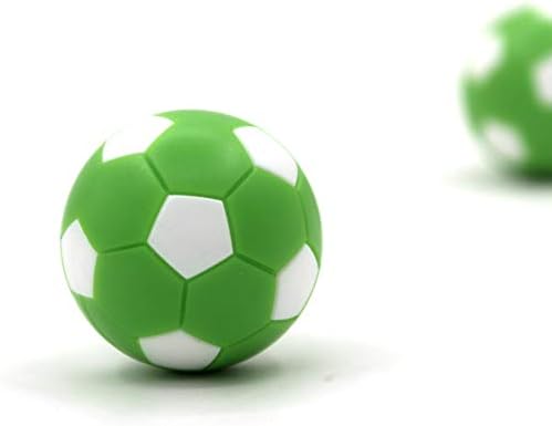 BQSPT Foosball Table Replacement Foosballs,Mini Colorful 36mm Official Tabletop Game Ball - Set of 14 Soccer Balls (14 Pack)