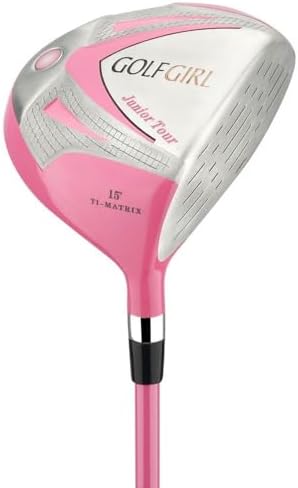 Golf Girl Junior Girls Golf Set V3 with Pink Clubs and Bag, Right Hand