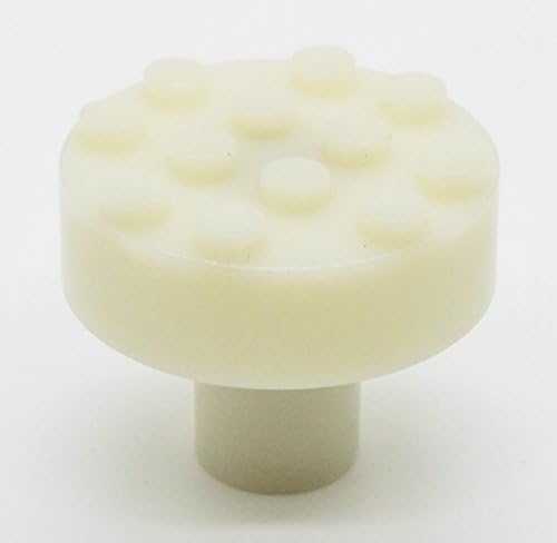 Set of 5 Build-On Brick Knobs (Glow-in-The-Dark)