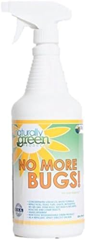 No More Bugs! Naturally Green Products 32oz with Sprayer