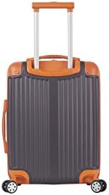 Rockland Berlin Hardside 3 Piece Expandable Spinner Wheel Luggage Set, (20"/24"/28"), Black