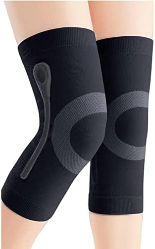 JUMISEE (One Pair Cotton Knee Sleeves for Knee Support, Circulation Improvement & Pain Relief Compression Knee Brace