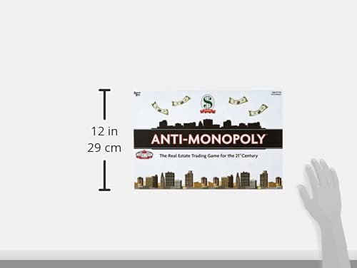 Anti-Monopoly Board Game, Play as a Capitalist or Monopolist, the Original Monopoly Game from University Games