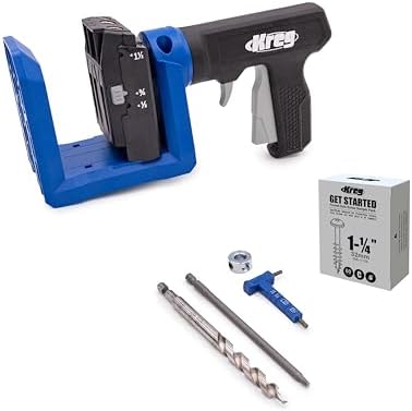 Kreg Pocket-Hole Jig - KPHJ520PRO2 - New Model - Premium Carpentry & Woodworking Tool - For Materials 1/2-1 1/2 Inches Thick - Includes 60