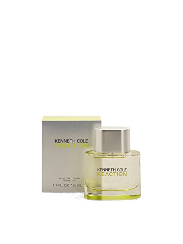Kenneth Cole Reaction Eau de Toilette Spray Cologne for Men, Notes of Juicy Lime, Crisp Green Apple, Patchouli, Citrus Green Woody Fragrance, Fresh & Energetic Scent