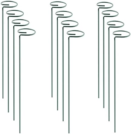 30 Inch Or 16 InchPlant Stakes for Flowers - 5 Pack, Adjustable Height