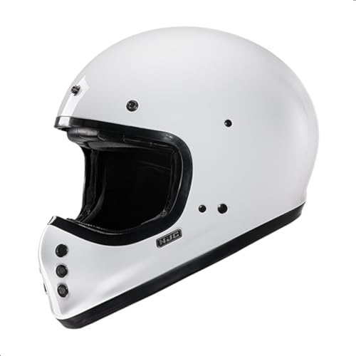 HJC V60 Solid Off-Road Motorcycle Helmet with IS-10 Internal Visor, DOT Approved (Semi Flat Black, X-Small)