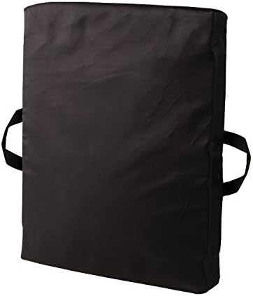 DMI Comfort Seat Cushion for Soft and Firm Support on Wheelchairs, Office Chairs, Dining Chairs and Stadium Seats, Standard Foam, 16 x 16 x 4, Black