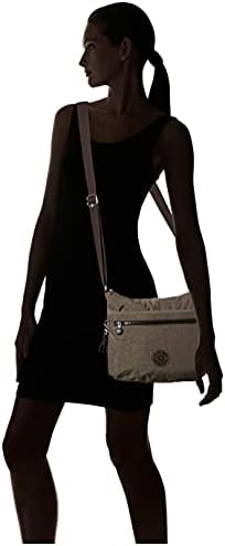 Kipling Womens Arto Crossbody Bag, Black Noir, 11.25 L X 10.25 H X 1.5 D US