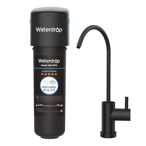 Waterdrop 10UB Under Sink Water Filter System with Dedicated Faucet