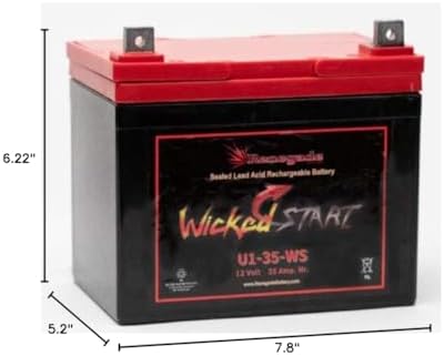 YAMAHA Replacement Battery for YXZ1000R Utility Vehicle | 2016-2023, YXZ1000R SE, YXZ1000R SS, U1-35, 400+ CCA's