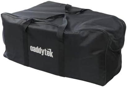 CaddyTek Golf Cart Carry Bag – Foldable Travel Case for Push Carts,Fits 3 Wheels and 4 Wheels