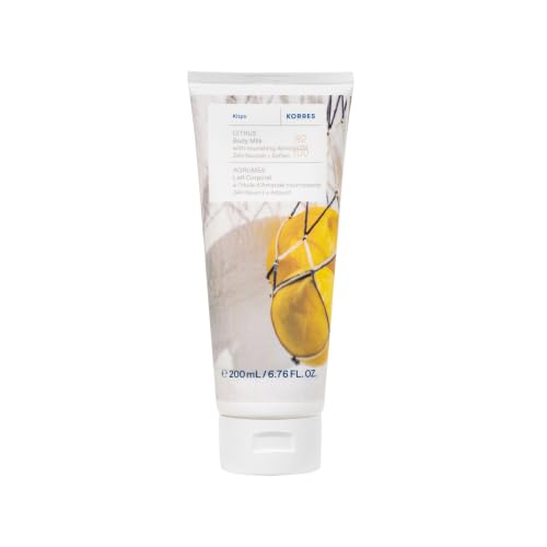 KORRES Olive Blossom Body Milk, Hydrating Lotion, 6.76 Fl Oz | With Aloe Extract, Greek Almond Oil & Provitamin B5; vegan, silicone- and paraben-free; one of 12 KORRES Body Milk scents.