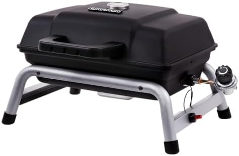 Charbroil 1-Burner Portable Propane Gas Grill, Black – 17402049