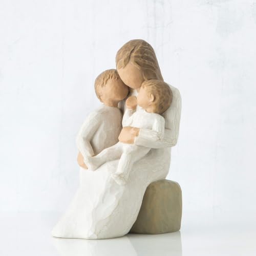 Willow Tree Quietly, Sculpted Hand-Painted Figure | Cast from a Susan Lordi Original Carving, Gift Offering Comfort, Peace, Support and Inner Strength, Includes Enclosure Card