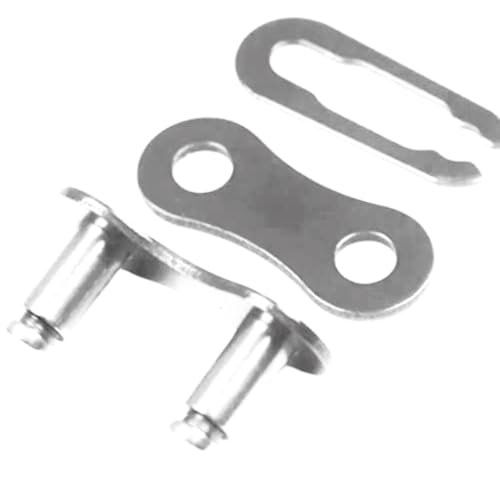 ORT Bike Master Links - Steel Connectors for Single Speed Chains, Reusable Coupling Links, Pack of 2 Black Masters