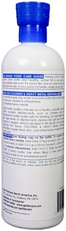 API POND CHLORINE & HEAVY METAL NEUTRALIZER Pond Water Neutralizer 32-Ounce Bottle