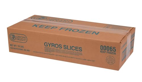 Gyros Meat Slices, 10 Pound - 1 each.