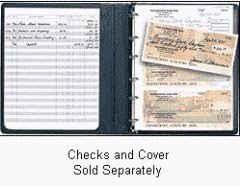 EGP Check Registers for Deskbook Checks, Size: 6 3/8 x 8 1/4, 5 registers