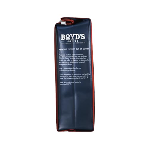 Boyd's Coffee French No. 6 Coffee –Ground Dark Roast– Blended from 100% Arabica – Rich & Full-Flavored – 12 oz.